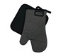 Set za kuhinju neopren, 2/1, rukavica/podmetač, 18x30/20x20cm, crna