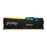 Memorija Kingston 16GB DDR5 5600MHz, FURY Beast Black RGB, U-DIMM (KF556C40BBA-16)