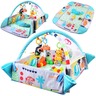 Edukativni madrac sa ogradicom - plavi