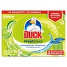 Duck Fresh Discs gel za čišćenje i osvježavanje WC školjke - duplo punjenje 72 ml, miris lime