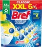 Bref Power Aktiv Lemon, osvježivač za WC školjke, XXL pakiranje, 6x50 g