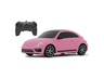 Jamara auto na daljinsko upravljanje DELUX VW Beatle - Buba, rozi 1:24