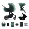 Kinderkraft dječja kolica PRIME 2 MINK PRO 3u1, Dark Green