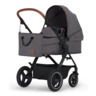 Kinderkraft dječja kolica B-TOUR MINK PRO 3u1, Dark Gray CZM