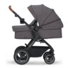 Kinderkraft dječja kolica B-TOUR MINK PRO 3u1, Dark Gray CZM