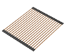 Quadron ROLLMAT rolo ocjedna mreža, bakar/crna, 430x320 mm