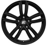 Aluminijski naplatak RC Design RC27 6x15 5/100 ET45 T1 SKM (Schwarz Klar Matt) - EAN kod 4250996354885
