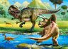 Puzzle 70 kom - Tyrannosaurus protiv Triceatopsa