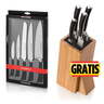 Mehrzer set noževa, 5/1 + GRATIS stalak za noževe