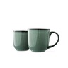 Mehrzer set šalica Art Ceramics, 470 ml, 2/1, zeleni