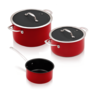 Mehrzer set emajliranih lonaca Emaille Superiore, 5/1
