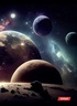 Bilježnica, Target Space, A4, geometrija, 52 lista, meki uvez