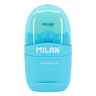 Gumica+ šiljilo, MILAN, Capsule, plava
