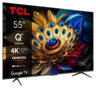 TCL 55" QLED TV 55C655, 4K UHD, Google Smart TV, Dolby Vision IQ & Dolby Atmos, HDR10+