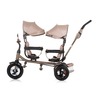 Chipolino tricikl za blizance 2Play Golden Beige