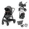 Maxi-Cosi kolica  3u1 Zelia S Trio + košara + autosjedalica - Dark Grey