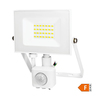 COMMEL LED reflektor s detektorom pokreta 20W, 4000K, 1600lm, IP44, bijeli