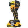 DEWALT akumulatorski udarni odvijač 18V XR, 1/4", TSTAK, 2x2Ah, punjač - DCF850D2T-QW