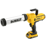 DEWALT akumulatorski pištolj za silikon 18V XR 400ML 2Ah, punjač i TSTAK - DCE571D1-QW