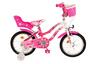 Volare dječji bicikl s dvije ručne kočnice Lovely 16", roza/bijeli