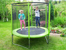 Skyflyer trampolin Ring 2u1 sa zaštitnom mrežom, 180 cm, zeleni