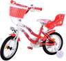 Volare dječji bicikl s dvije ručne kočnice Lovely 14", crveno/bijeli