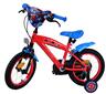 Volare dječji bicikl s dvije ručne kočnice Ultimate Spider-Man 14", crveno/plavi