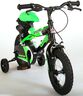 Volare dječji bicikl s dvije ručne kočnice Sportivo 12", crno/zeleni