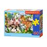 Puzzle 60 kom - Prijatelji na farmi