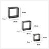 FIVE police CUBE 3/1 25X9X25cm , MDF, crna