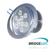 X-LIGHT ugradbena LED lampa, 9x1W, topla bijela 3000K, dimabilna (Bridgelux led)