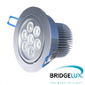 X-LIGHT ugradbena LED lampa, 7x1W, topla bijela 3000K (Bridgelux led)