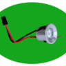 X-LIGHT Mini LED ugradbena lampa, 1x1W, zelena, bez napajanja (Epistar led)