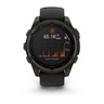 Garmin Fenix 8 Sapphire SOLAR, 47 mm,  Carbon Gray DLC Tit., Black/Pebble Gray, 010-02906-11, pametni sat