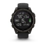 Garmin Fenix 8 Sapphire SOLAR, 47 mm,  Carbon Gray DLC Tit., Black/Pebble Gray, 010-02906-11, pametni sat