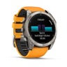 Garmin Fenix 8 Sapphire AMOLED, 51 mm, Spark Orange/Graphite, 010-02905-11, pametni sat