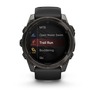 Garmin Fenix 8 Sapphire AMOLED, 51 mm, Carbon Gray DLC Tit., Black/Pebble Gray, 010-02905-21, pametni sat