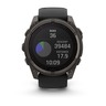 Garmin Fenix 8 Sapphire SOLAR, 51 mm, Carbon Gray DLC Tit., Black/Pebble Gray, 010-02907-11, pametni sat