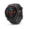 Garmin Fenix 8 Sapphire AMOLED, 43 mm, Carbon Gray DLC Tit. Black/Pebble Gray, 010-02903-21, pametni sat