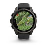 Garmin Fenix 8 Sapphire AMOLED, 43 mm, Carbon Gray DLC Tit. Black/Pebble Gray, 010-02903-21, pametni sat