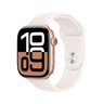 Apple Watch Series 10 GPS 46mm Rose Gold Aluminium Case with Light Blush Sport Band - S/M, pametni sat
