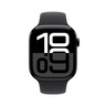Apple Watch Series 10 GPS 46mm Jet Black Aluminium Case with Black Sport Band - M/L, pametni sat