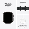 Apple Watch Ultra 2 (2nd gen) 2024 Cellular, 49mm Black Titanium Case with Black Ocean Band, pametni sat