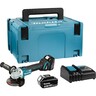MAKITA akumulatorska kutna brusilica DGA504RTJ, 125mm, 18V, Li-ion, baterija 2x5Ah + brzi punjač
