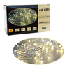 LED lampice, lanac, na baterije, toplo bijelo 80L