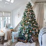Umjetno božićno drvce - 240cm Trondheim zeleno-plavi, promjer: 150cm, 4709 grančica