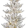 Umjetno božićno drvce - 240cm Oppdal snježni LED, promjer: 94cm, 763 grančice/220L