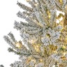 Umjetno božićno drvce - 240cm Oppdal snježni LED, promjer: 94cm, 763 grančice/220L