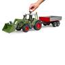 BRUDER traktor Fendt Vario 211 s prednjim utovarivačem i kiper prikolicom