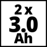 EINHELL baterije u setu 2x18V 3 Ah PXC Plus Twinpack